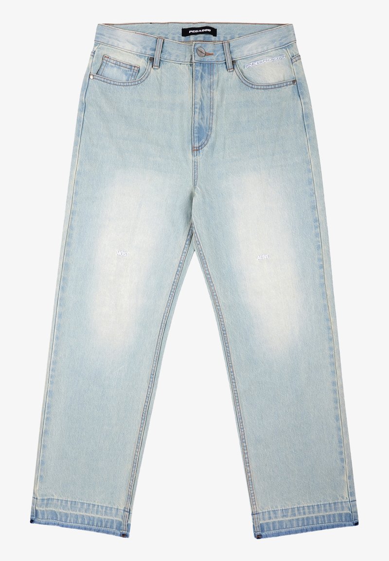 Pegador Wijde jeans gebleekt denim/bleached denim