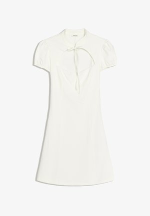 Bershka, SPLIT NECKLINE - MINI DRESS - Dnevna obleka - white