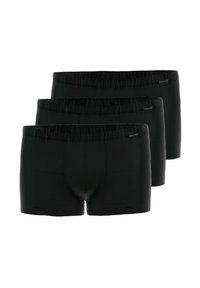 Boxer briefs neri in un set di tre, con un motivo a righe orizzontali, vita elasticizzata e una vestibilità aderente.