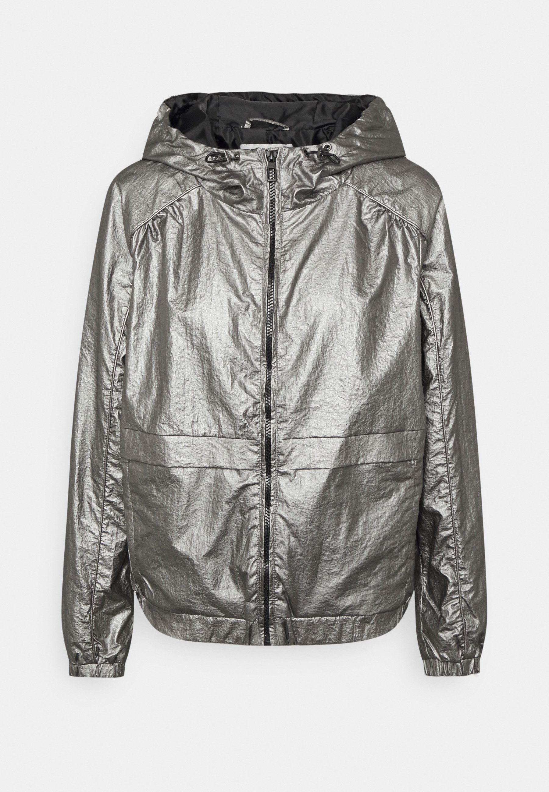 silver jacket