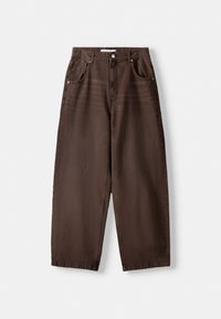 SUPER BAGGY - Relaxed fit -farkut - brown