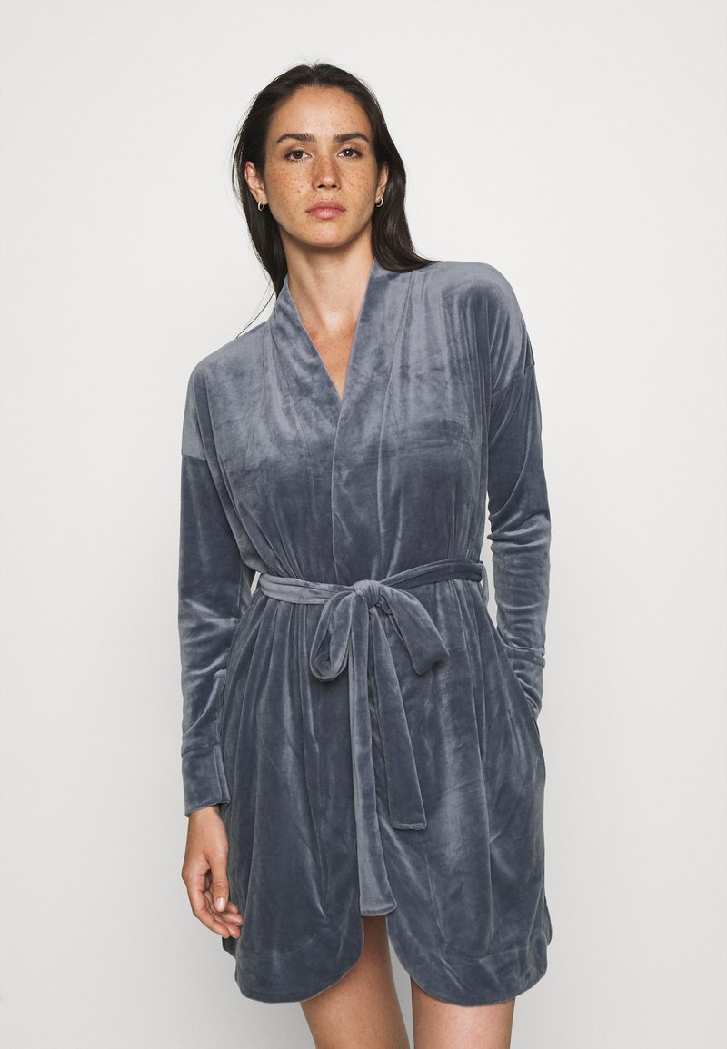 Hunkemöller ROBE SHORT - Roupão - folkstone grey