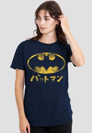 DC COMICS - BATMAN, BATMAN KANJI MODERN LOGO - Print T-shirt - dark blue