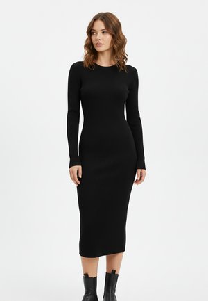 LANGARM - Freizeitkleid - schwarz