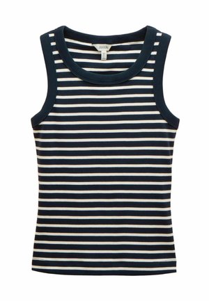 REGULAR FIT - HARBOUR STRIPED - Topp - navy cream
