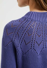 WE Fashion Stickad tröja - purple