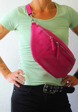 DrachenLeder Heuptas - pink fuchsia