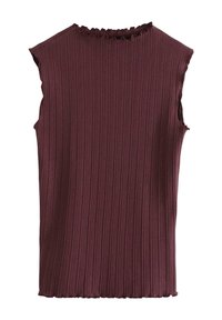 SLEEVELESS - Linne - dark red