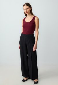 Jimmy Key SLIM FIT - Top - burgundy