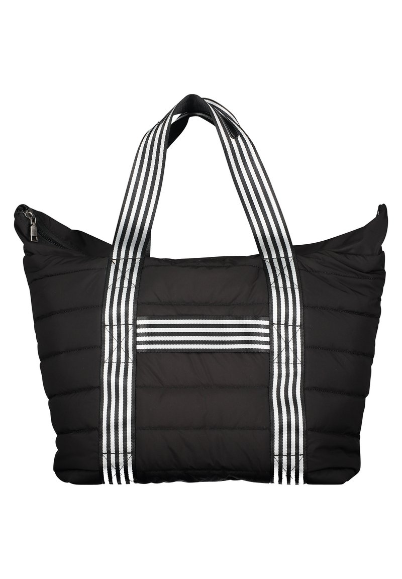 Damen Handtaschen | Cartoon MIT STEPPUNGEN Shopping Bag schwarz weiß/schwarz - AW51260 Damen Handtaschen | Cartoon MIT STEPPUNGEN Shopping Bag schwarz weiß/schwarz - AW51260