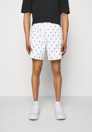ALL OVER SMALL THUNDERBOLT - Shorts - white/black