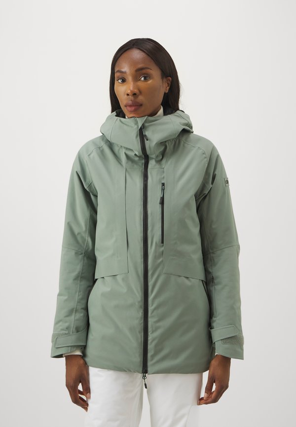 WOMAN JACKET FIX HOOD - Ski jacket - mineral