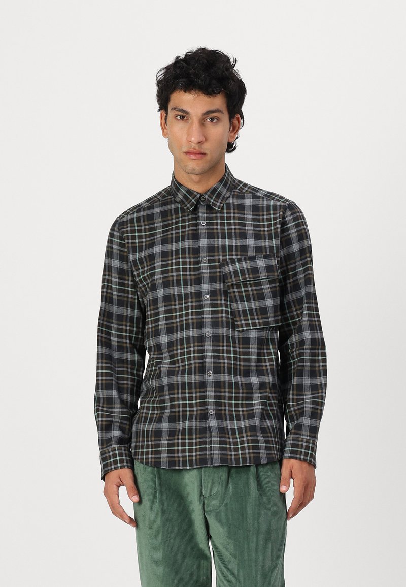 Belstaff SCALE SHIRT - Πουκάμισο - charcoal/oil blue