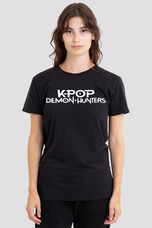 NETFLIX, K-POP DEMON HUNTERS - LOGO - T-Shirt print - black