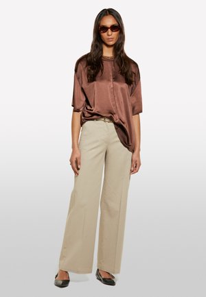 Sisley, WIDE  - Trousers - beige