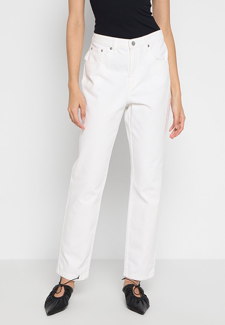 DKNY Straight leg jeans wit