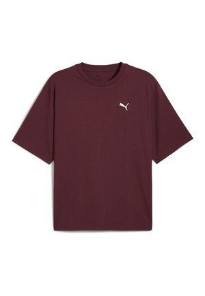 WARDROBE BOXY - T-shirt basique - ruby shimmer