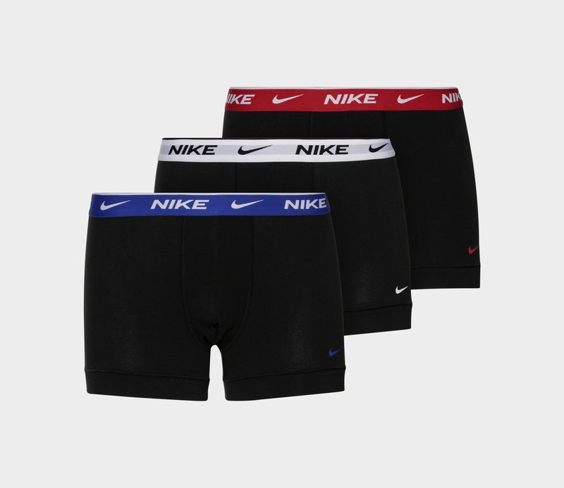 Nike Underwear TRUNK 3 PACK Panties black/uni red /white/game royal