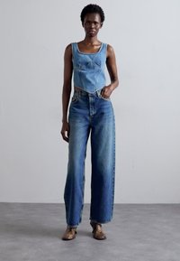 Agolde LOW SLUNG BAGGY - Relaxed fit jeans - essence/dark indigo