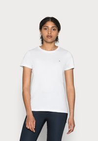 Tommy Hilfiger HERITAGE CREW NECK TEE - T-Shirt basic - classic white