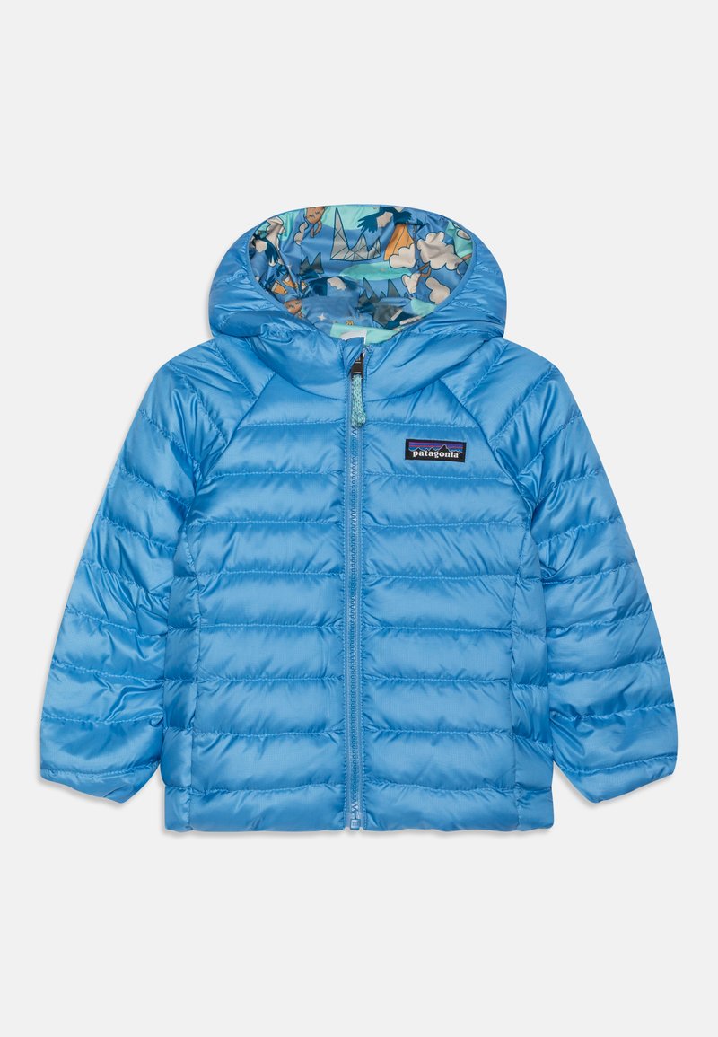 Patagonia BABY REVERSIBLE HOODY UNISEX - Down jacket - andean song blue