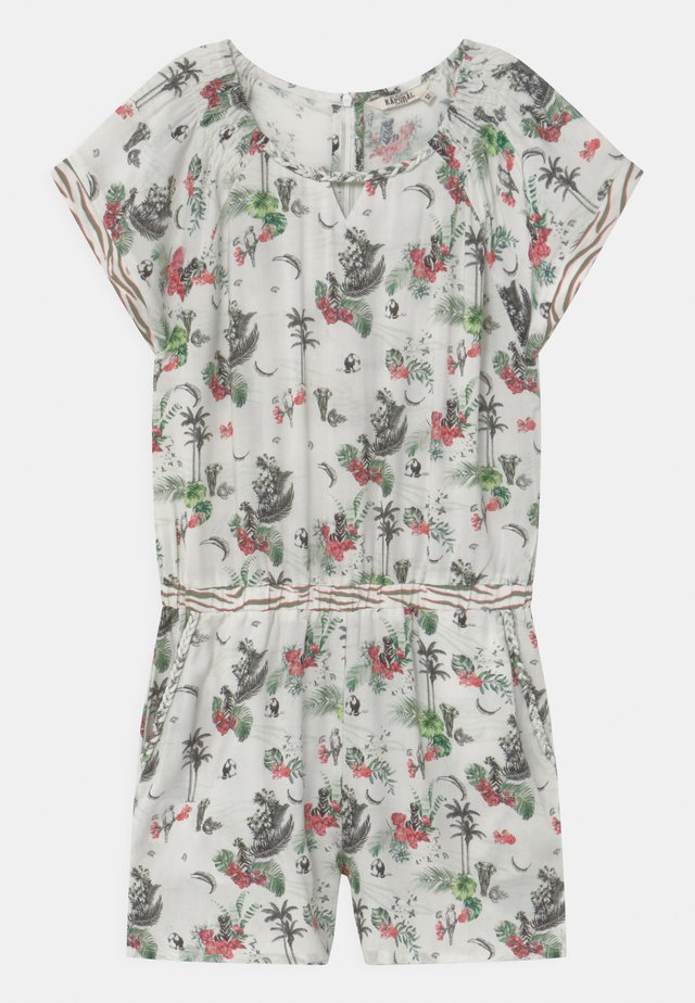 PALM PRINT - Mono - white