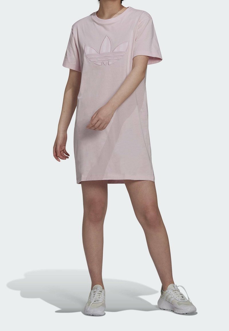 adidas Originals Jersey dress - pink - (Pre-owned) - Zalando
