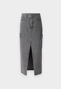 AVA CARGO SKIRT - Jupe longue - washed grey