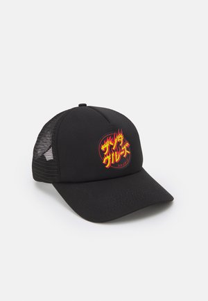 FLAMING JAPANESE DOT UNISEX - Kšiltovka - black