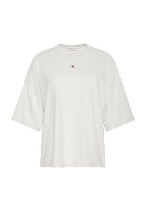Calvin Klein Jeans, T-shirts basic - bc light grey heather