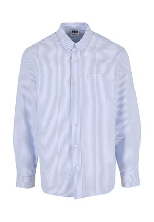 Urban Classics, STRIPED BUTTON UP  - Chemise - lighthorizonblue white