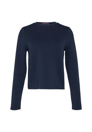 QS INTERLOCK - T-shirt à manches longues - tiefblau