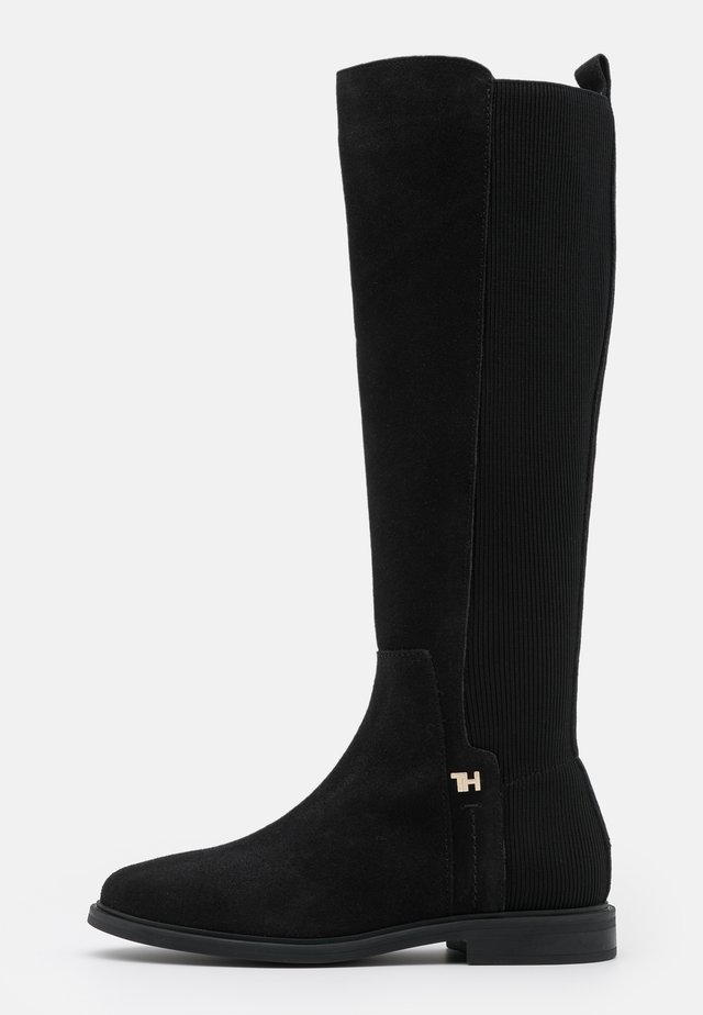 Schwarze Stiefel Boots Fur Damen Reinschlupfen Wohlfuhlen Bei Zalando