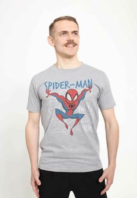 Henry Tiger SPIDER-MAN CLASSIC SPIDEY DOODLE THOUGHTS UNISEX - T-shirt z nadrukiem