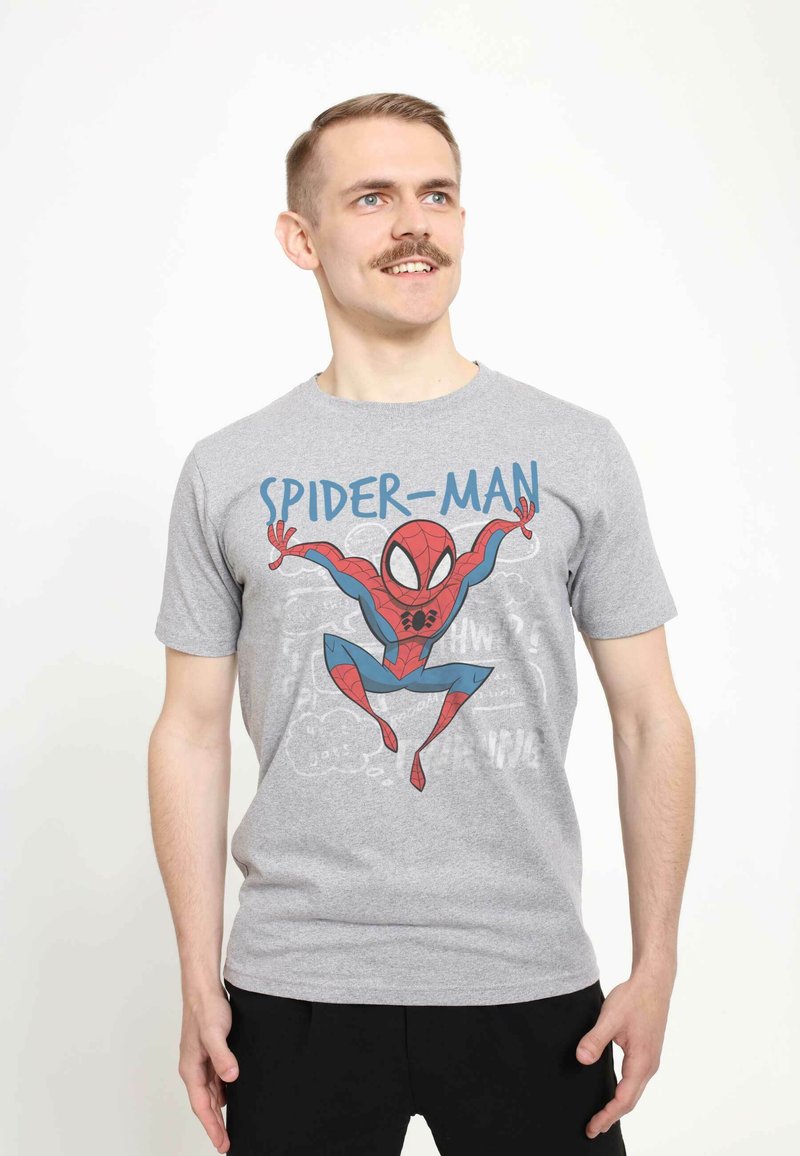 Henry Tiger SPIDER-MAN CLASSIC SPIDEY DOODLE THOUGHTS UNISEX - T-shirt z nadrukiem