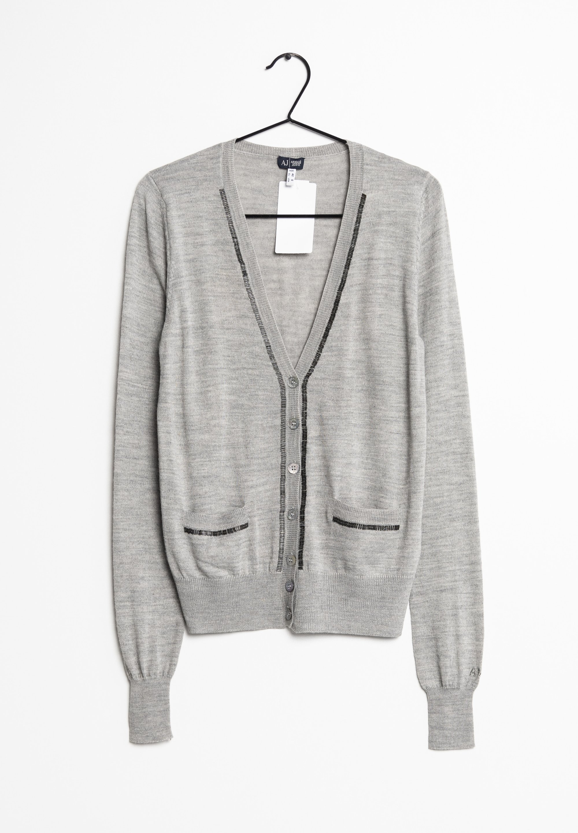 Armani Jeans Cardigan - grey - (Pre-owned) - Zalando