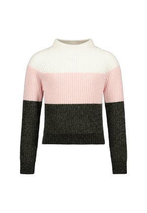 Blue Seven, BLUE SEVEN CHENILLE PULLOVER MIT STEHKRAGEN - Trui - anthrazit