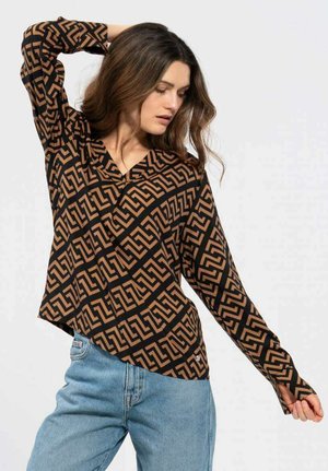 Key Largo WB GREECE V-NECK - Blouse - cognac brown