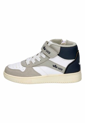 High-top trainers - weiss grau marine