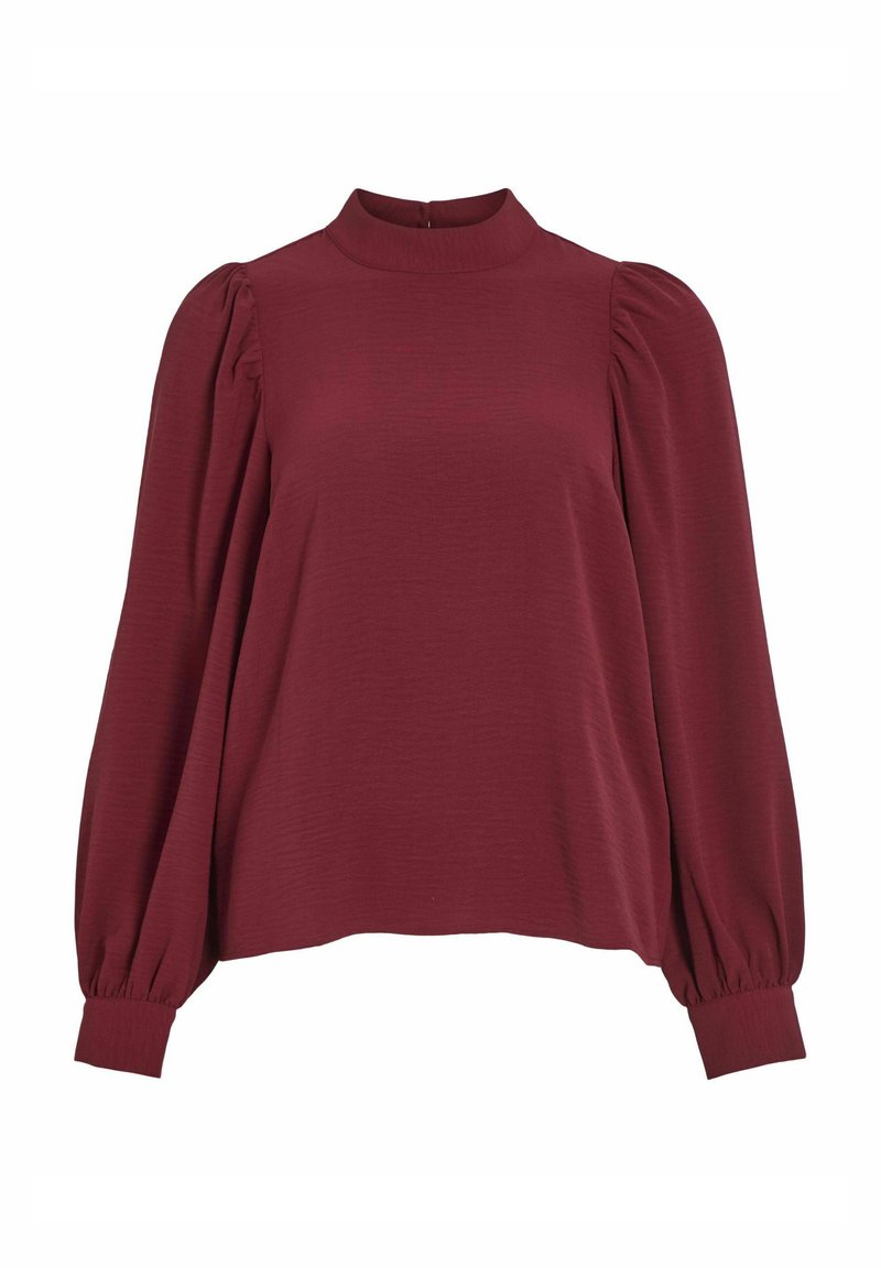 Vila Blouse donkerrood Vila Blouse donkerrood