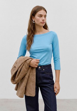 Vero Moda, T-SHIRT AWTHEA TOP - T-shirt à manches longues - crystal seas