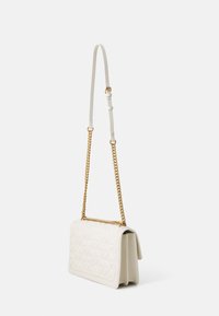 Pinko LOVE ONE CLASSIC - Torba preko tijela - bianco seta/antique gold