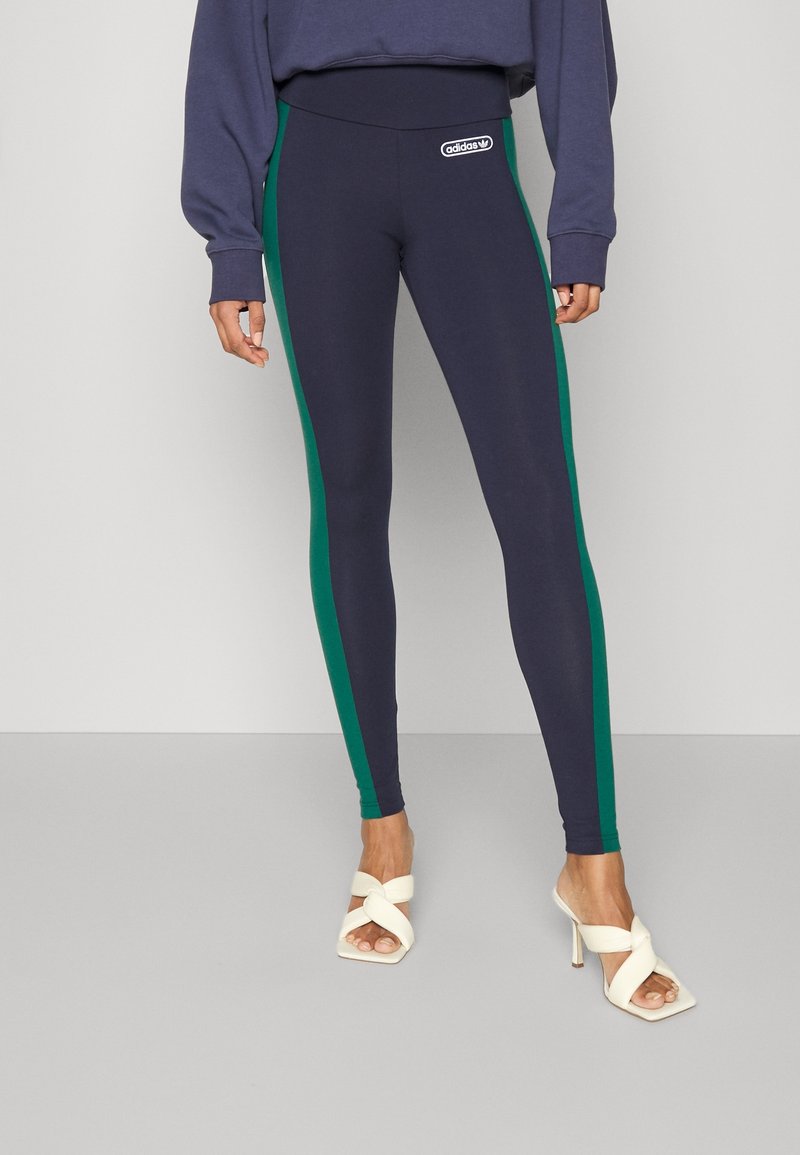 adidas Originals Leggings - Byxor - dark blue