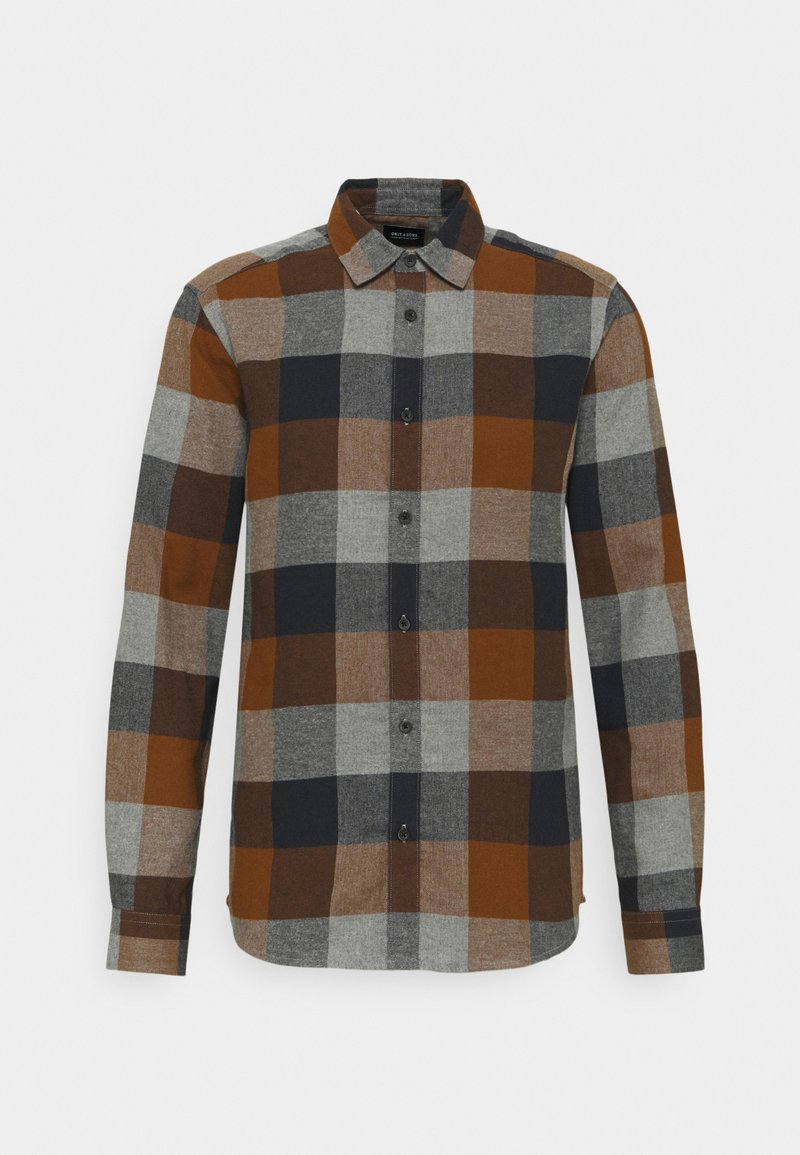 Only & Sons ONSGUDMUND LIFE CHECK SHIRT - Camisa - monks robe