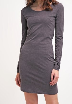 Shift dress - mottled dark grey