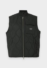 QUILTED PUFFER - Γιλέκο - jet black