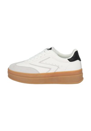 Sneaker low - weiß grau