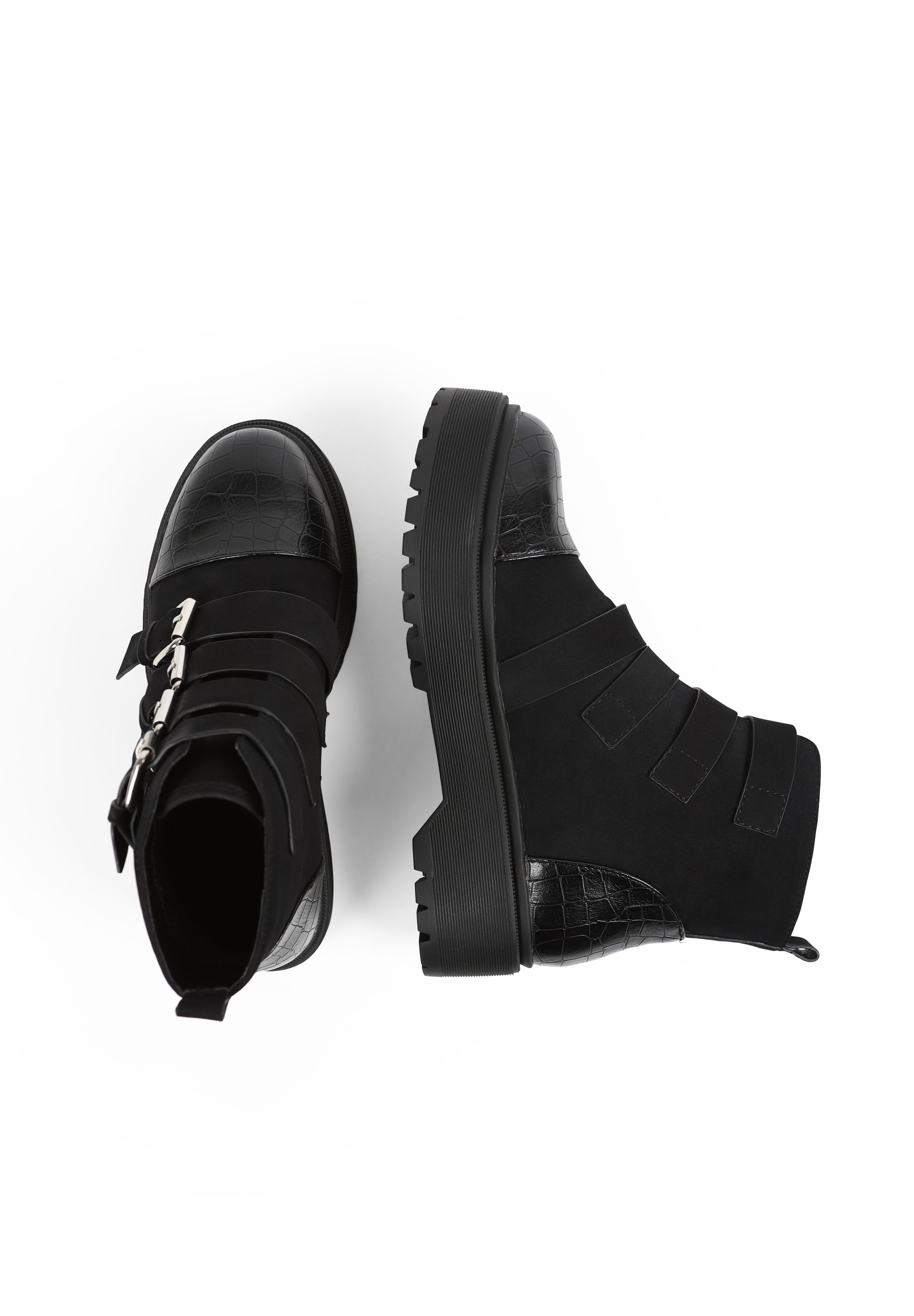MIM Shoes SUPER - Botines con plataforma - black/negro - Zalando.es