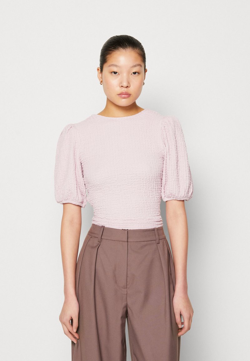 Gina Tricot SAGE - Βασικό μπλουζάκι - light pink