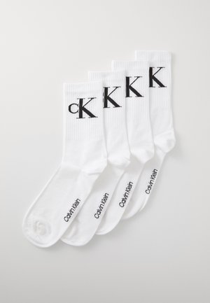 WOMEN  SOCK MONOGRAM ECOMM 4 PACK - Chaussettes - white